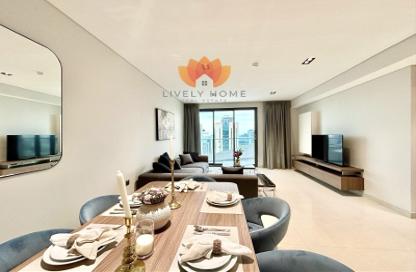 Apartment - 3 Bedrooms - 5 Bathrooms for rent in Lusail Marina Heights - Marina District - Lusail