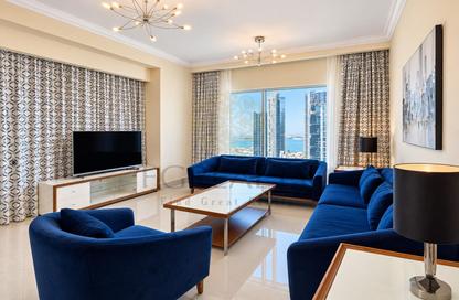 Apartment - 2 - 3 for rent in West Bay Tower - West Bay - West Bay - Doha
