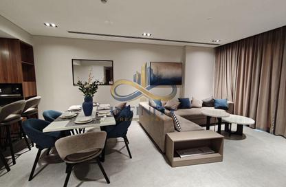 Apartment - 1 Bedroom - 2 Bathrooms for rent in Lusail Marina Heights - Marina District - Lusail