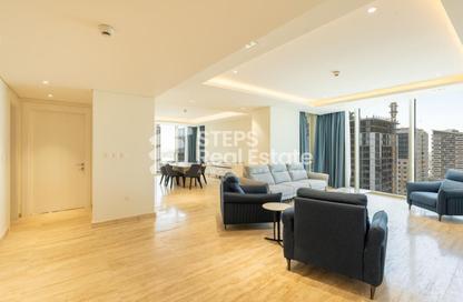 Apartment - 3 - 3 for rent in Lusail Residence - Marina District - Lusail