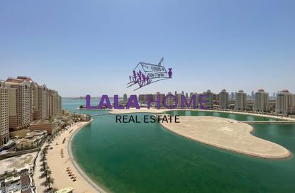 Penthouse - 4 Bedrooms - 6 Bathrooms for rent in Viva East - Viva Bahriyah - The Pearl Island - Doha Penthouse - 4 Bedrooms - 6 Bathrooms for rent in Viva East - Viva Bahriyah - The Pearl Island - Doha