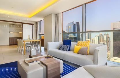 Apartment - 2 Bedrooms - 2 Bathrooms for rent in West Bay Tower - West Bay - West Bay - Doha