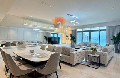 Apartment - 2 Bedrooms - 3 Bathrooms for rent in Seef Lusail Tower 1 - Seef Lusail - Lusail City - Lusail