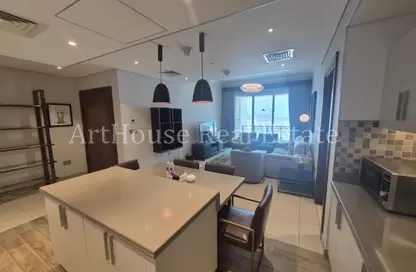 شقة - غرفة نوم - 2 حمامات للايجار في فيفا غرب - فيفا بحرية - جزيرة اللؤلؤة - الدوحة