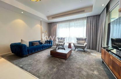 Apartment - 1 Bedroom - 2 Bathrooms for rent in Lusail Marina Heights - Marina District - Lusail