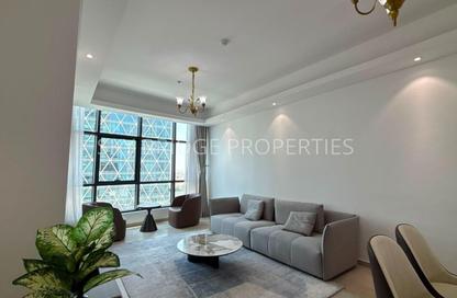Apartment - 2 - 2 for rent in Lusail Marina Heights - Marina District - Lusail