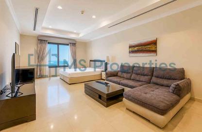 Apartment - Studio - 1 Bathroom for rent in West Porto Drive - Porto Arabia - The Pearl Island - Doha