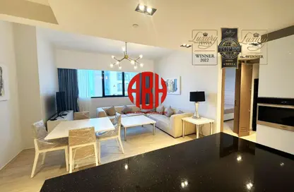 شقة - غرفة نوم - 2 حمامات للايجار في مرتفعات مارينا لوسيل - منطقة المارينا - الوسيل