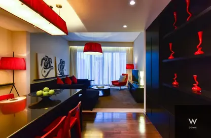 Hotel Apartments - 2 Bedrooms - 2 Bathrooms for rent in The Pearl Island - Doha