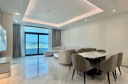 Apartment - 2 Bedrooms - 3 Bathrooms for rent in Lusail Marina Heights - Marina District - Lusail