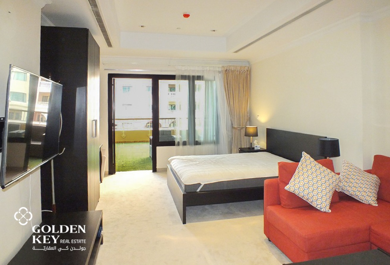 Spacious Layout | Elegant Studio with Marina view