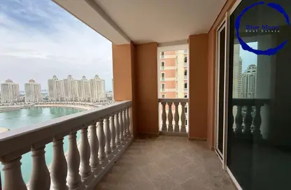 Apartment - 2 Bedrooms - 3 Bathrooms for rent in Viva West - Viva Bahriyah - The Pearl Island - Doha