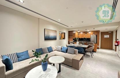 Apartment - 1 Bedroom - 2 Bathrooms for rent in Lusail Marina Heights - Marina District - Lusail Apartment - 1 Bedroom - 2 Bathrooms for rent in Lusail Marina Heights - Marina District - Lusail