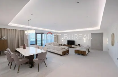 Apartment - 3 Bedrooms - 5 Bathrooms for rent in Tower 31 - Porto Arabia - The Pearl Island - Doha