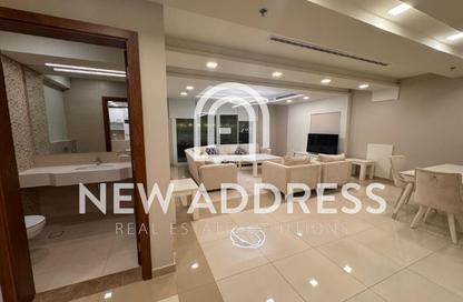 Apartment - 3 Bedrooms - 4 Bathrooms for rent in Rivan Building - Al Erkyah City - Lusail