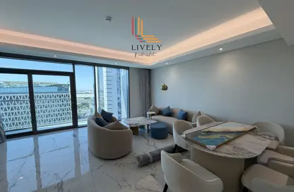 Apartment - 1 Bedroom - 2 Bathrooms for rent in Lusail Marina Heights - Marina District - Lusail