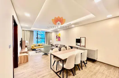 شقة - غرفة نوم - 2 حمامات للايجار في شقق جاردينو - جزيرة اللؤلؤة - الدوحة