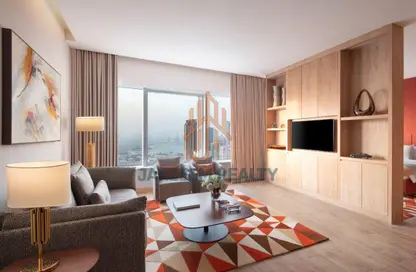 شقق فندقية - 2 غرف نوم - 2 حمامات للايجار في برج وست باي - الخليج الجنوبي - الخليج الغربي - الدوحة