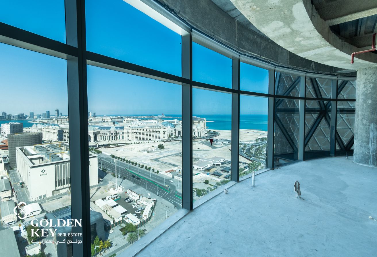 Semi-Fitted Office with Sea View | Premium Tower