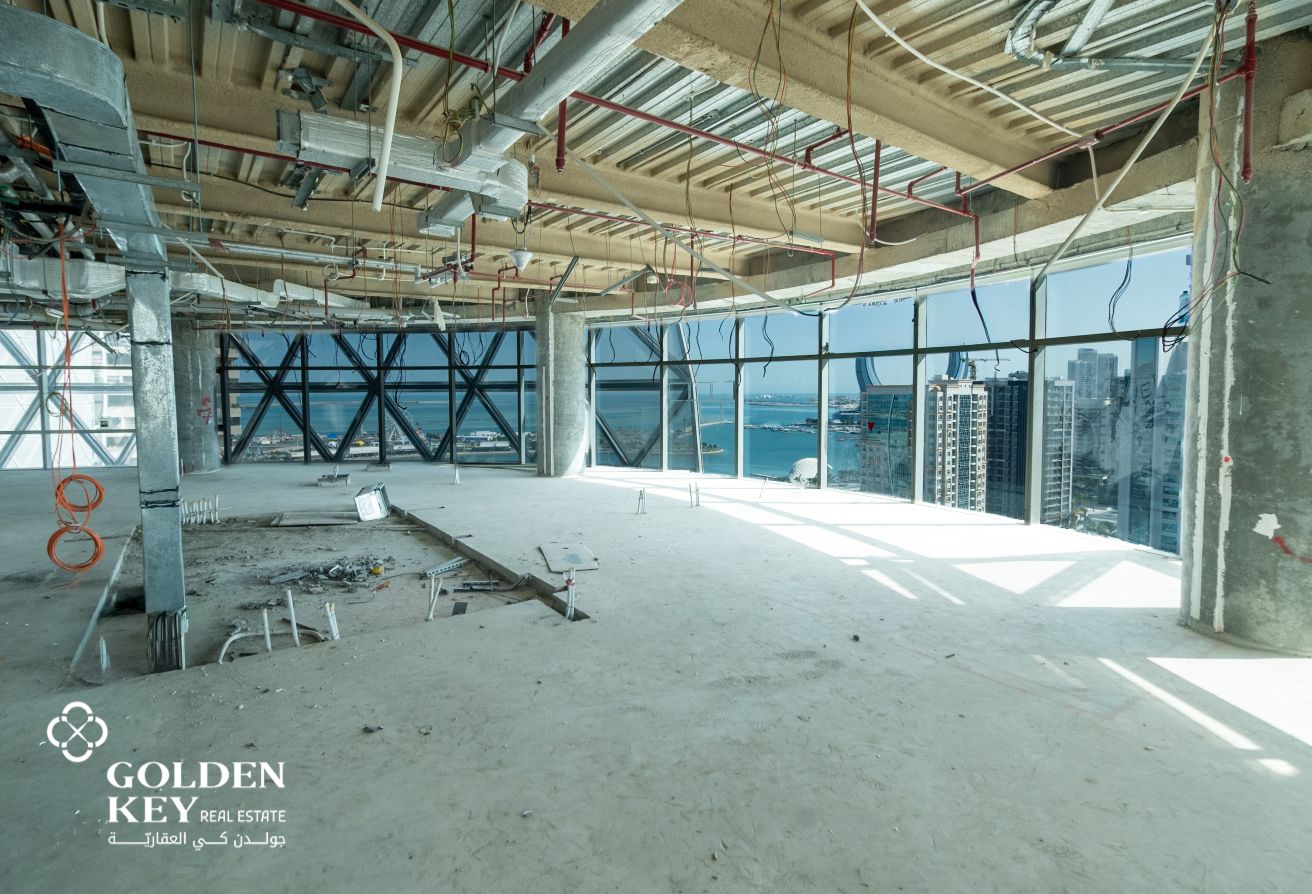 Semi-Fitted Office with Sea View | Premium Tower