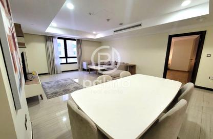 Apartment - 1 Bedroom - 2 Bathrooms for rent in East Porto Drive - Porto Arabia - The Pearl Island - Doha