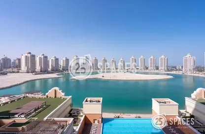 Apartment - 1 Bedroom - 2 Bathrooms for rent in Al Mutahidah Tower - Viva Bahriyah - The Pearl Island - Doha