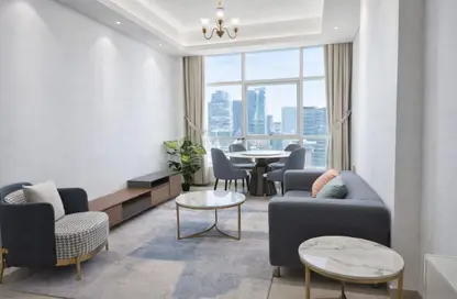 Apartment - 2 Bedrooms - 2 Bathrooms for rent in Marina Tower 21 - Marina District - Lusail