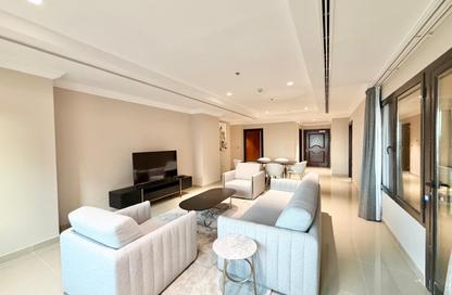 Apartment - 1 Bedroom - 2 Bathrooms for rent in East Porto Drive - Porto Arabia - The Pearl Island - Doha Apartment - 1 Bedroom - 2 Bathrooms for rent in East Porto Drive - Porto Arabia - The Pearl Island - Doha