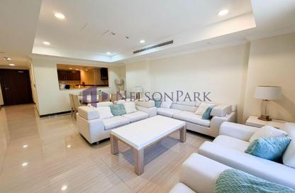 Apartment - 2 Bedrooms - 3 Bathrooms for rent in Tower 21 - Porto Arabia - The Pearl Island - Doha