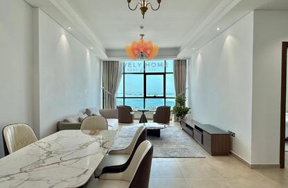 Apartment - 2 Bedrooms - 3 Bathrooms for rent in Lusail Marina Heights - Marina District - Lusail