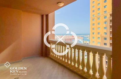 Apartment - 1 Bedroom - 2 Bathrooms for rent in East Porto Drive - Porto Arabia - The Pearl Island - Doha