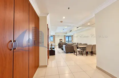 Apartment - 1 Bathroom for rent in Tower 29 - Porto Arabia - The Pearl Island - Doha