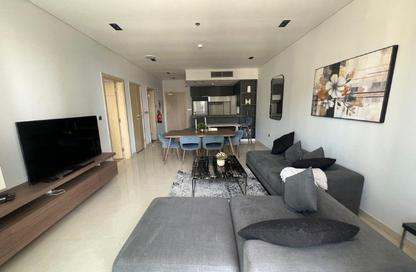Apartment - 1 Bedroom - 2 Bathrooms for rent in Lusail Marina Heights - Marina District - Lusail