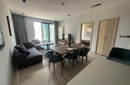 Apartment - 1 Bedroom - 2 Bathrooms for rent in Lusail Marina Heights - Marina District - Lusail