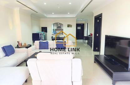 Apartment - 1 Bedroom - 2 Bathrooms for rent in West Porto Drive - Porto Arabia - The Pearl Island - Doha