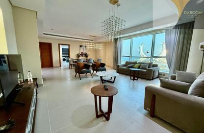 Apartment - 2 Bedrooms - 3 Bathrooms for rent in Burj Al Marina - Marina District - Lusail Apartment - 2 Bedrooms - 3 Bathrooms for rent in Burj Al Marina - Marina District - Lusail