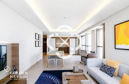 Hotel Apartments - 2 Bedrooms - 3 Bathrooms for rent in Al Shatt Street - West Bay - Doha