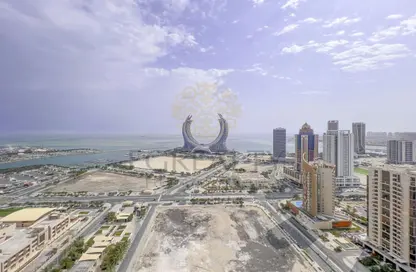 Office Space - 3 Bedrooms - 2 Bathrooms for rent in Marina Residences 195 - Marina District - Lusail