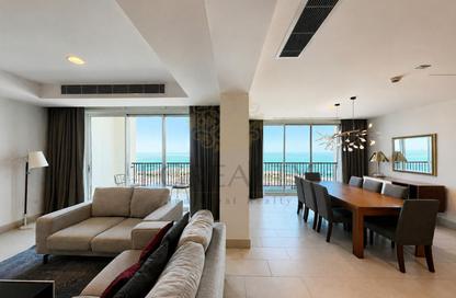 Duplex - 2 Bedrooms - 3 Bathrooms for rent in Viva West - Viva Bahriyah - The Pearl Island - Doha