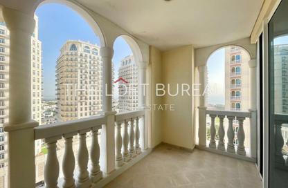Apartment - 2 Bedrooms - 3 Bathrooms for rent in Viva East - Viva Bahriyah - The Pearl Island - Doha