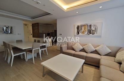 Apartment - 3 - 4 for rent in Lusail Residence - Marina District - Lusail