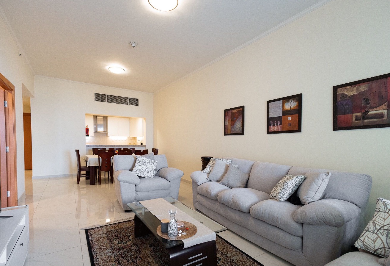 1BR Fully Furnished | Marina Sea view| Big Balcony thumbnail 5
