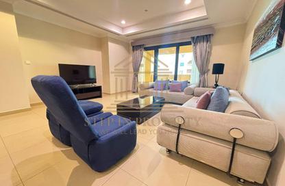 Apartment - 1 Bedroom - 2 Bathrooms for rent in West Porto Drive - Porto Arabia - The Pearl Island - Doha