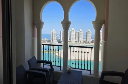Apartment - 2 Bedrooms - 3 Bathrooms for rent in Viva Central - Viva Bahriyah - The Pearl Island - Doha