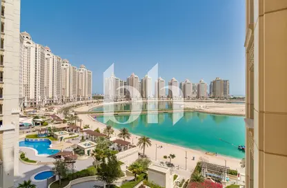 Apartment - 1 Bedroom - 2 Bathrooms for rent in Viva West - Viva Bahriyah - The Pearl Island - Doha