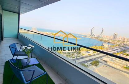 Apartment - 2 Bedrooms - 3 Bathrooms for rent in Lusail Marina Heights - Marina District - Lusail