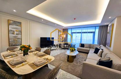 Apartment - 2 Bedrooms - 3 Bathrooms for rent in Lusail Marina Heights - Marina District - Lusail