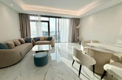 شقة - 2 غرف نوم - 3 حمامات للايجار في برج مارينا 23 - منطقة المارينا - الوسيل