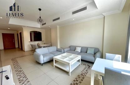 Apartment - 1 Bedroom - 2 Bathrooms for rent in West Porto Drive - Porto Arabia - The Pearl Island - Doha