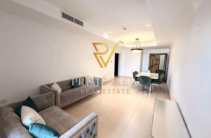 Apartment - 1 Bedroom - 2 Bathrooms for rent in Tower 6 - Porto Arabia - The Pearl Island - Doha
